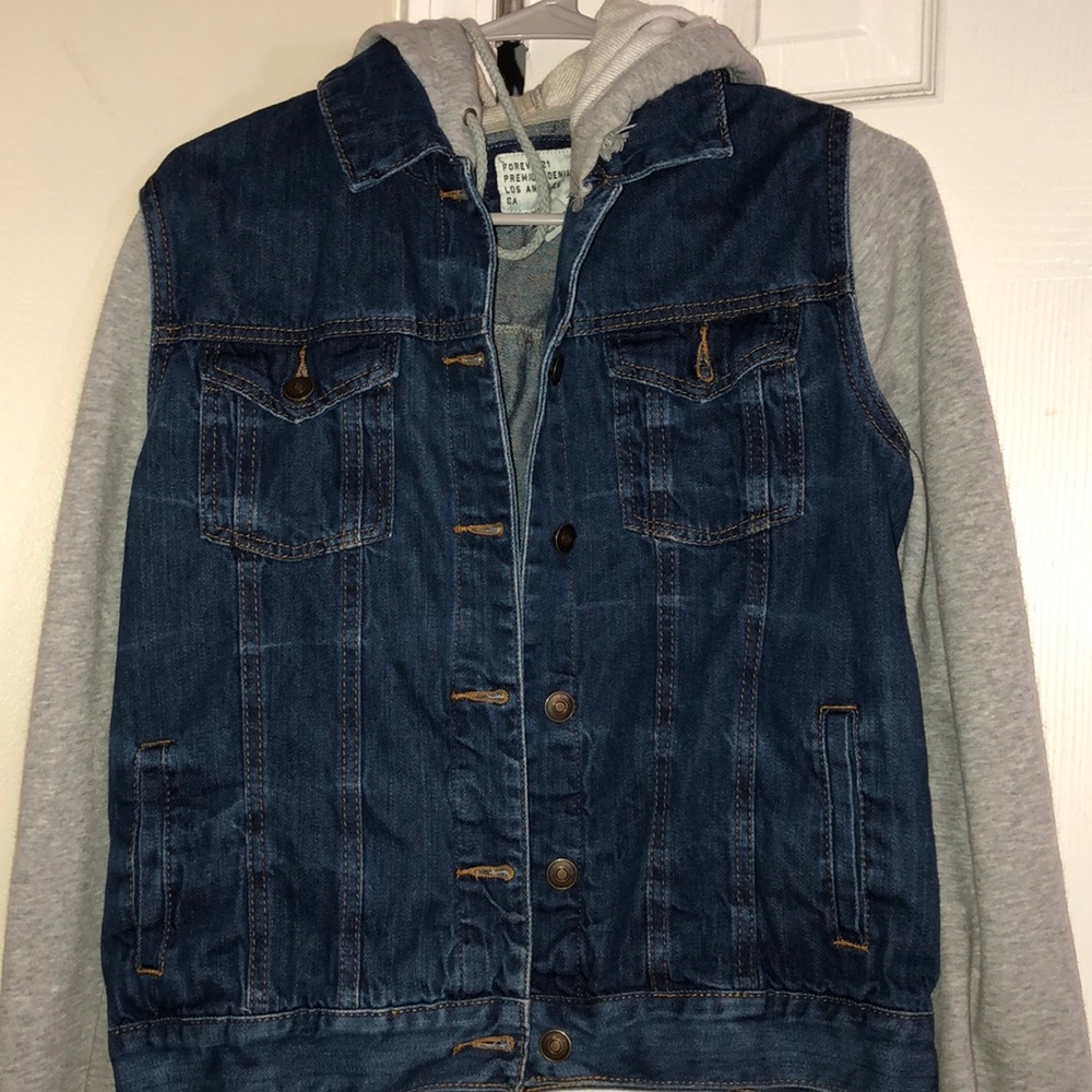 Jean Hoodie Jacket